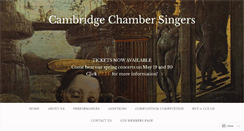 Desktop Screenshot of cambridgechambersingers.org